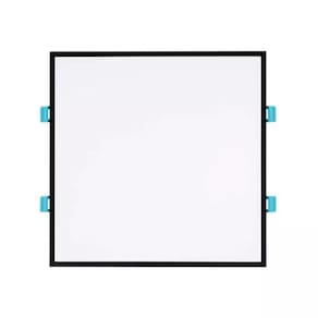 Painel Edge Embutir Quadrado 14w 3000k Preto Stella