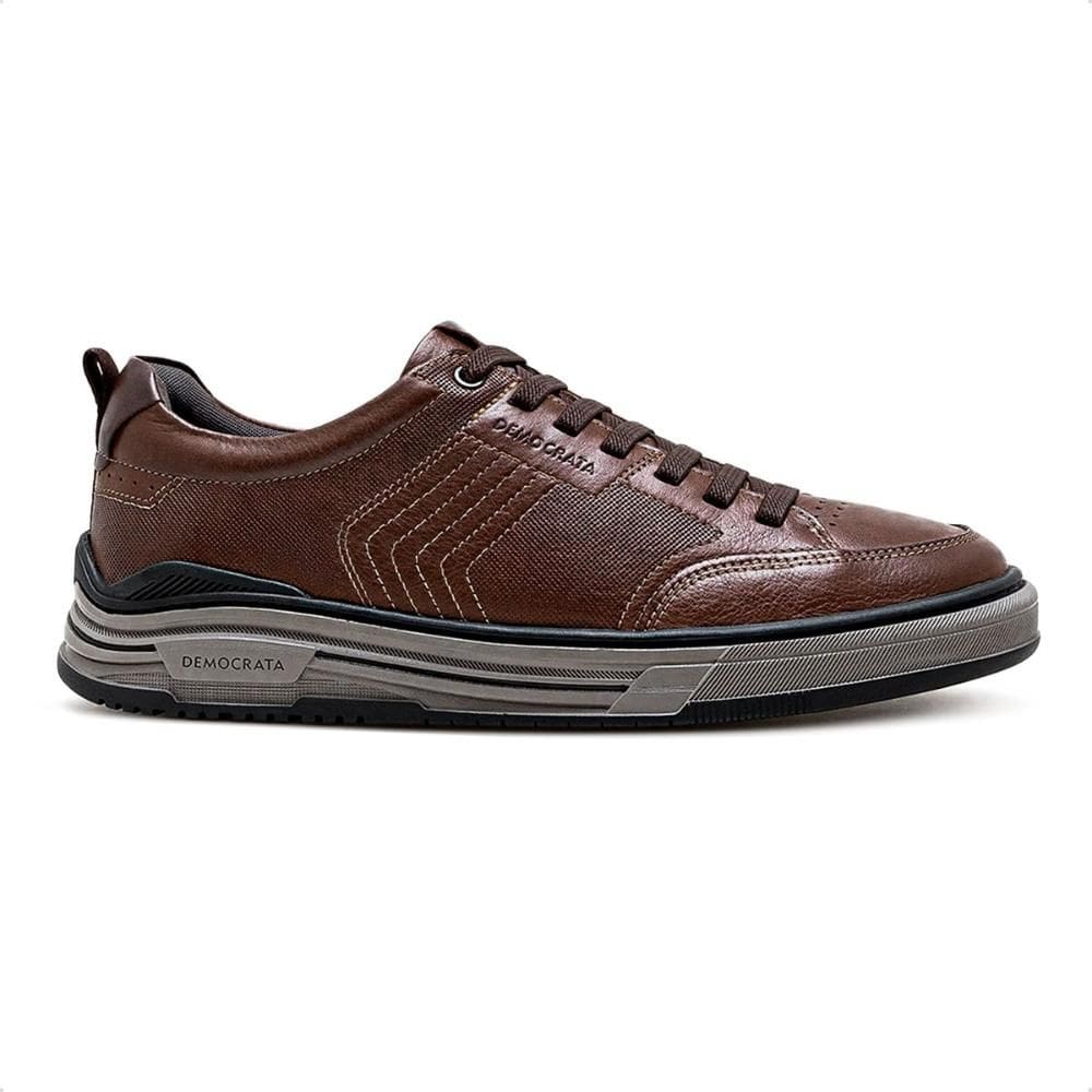 Tênis de Couro Democrata Masculino Dylan 640101