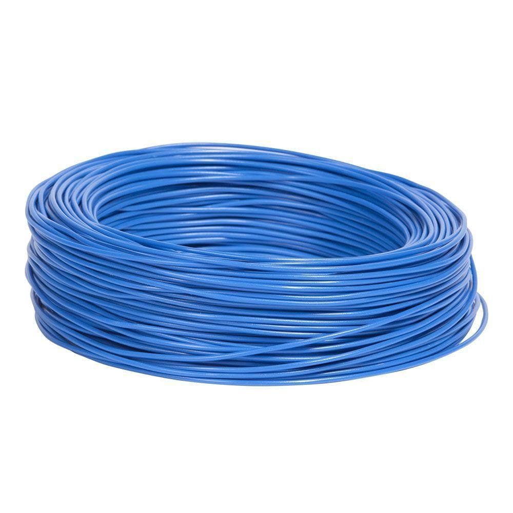 Cabo Flexivel Remoto Technoise 100% Cobre Azul 1.50 Mm Rolo 100 Metros