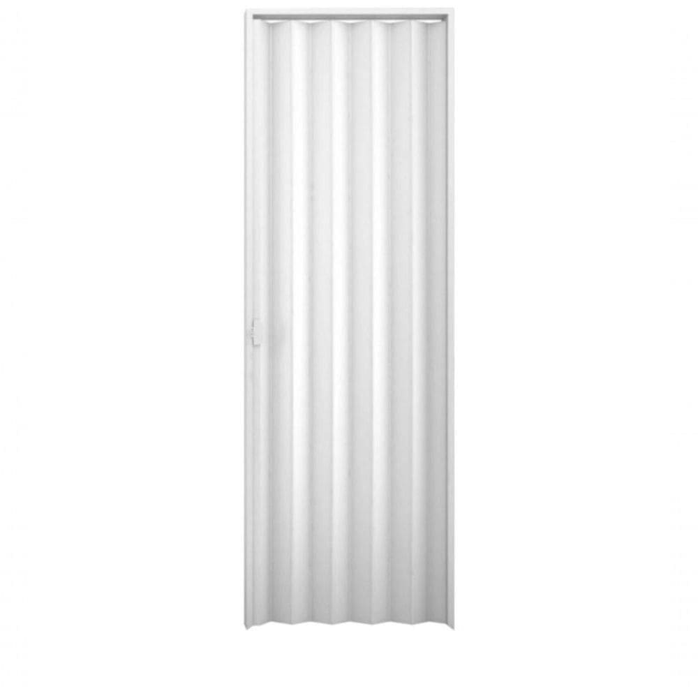 Porta Sanfonada De Pvc Plasbil 210x80cm Branco