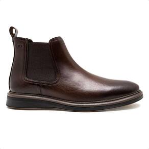 Bota de Couro Democrata Masculina Metropolitan James Hi-Soft 32 Cano Curto 298103