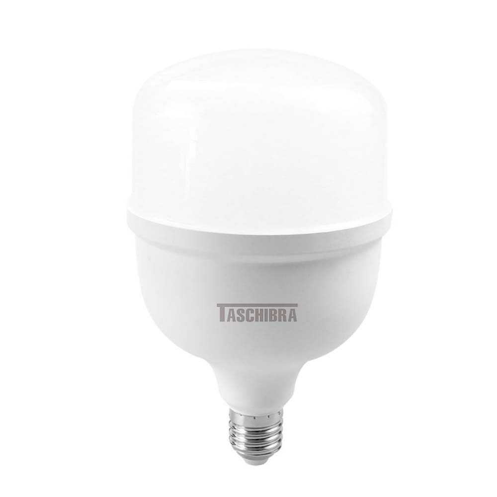 Kit 6 Lâmpadas High Led TKL 50W Taschibra E27 Bivolt 3000K Quente