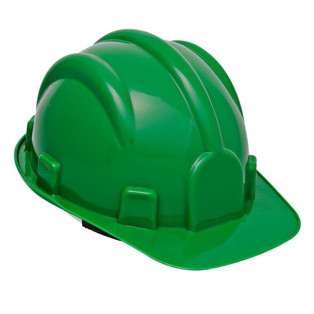 Capacete De Segurança Verde Com Carneira - Proseft