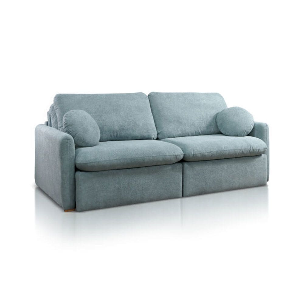 Sofá Cama Oslo Luxo Retrátil Almofadas Soltas 1.80m Veludo JC Estofados