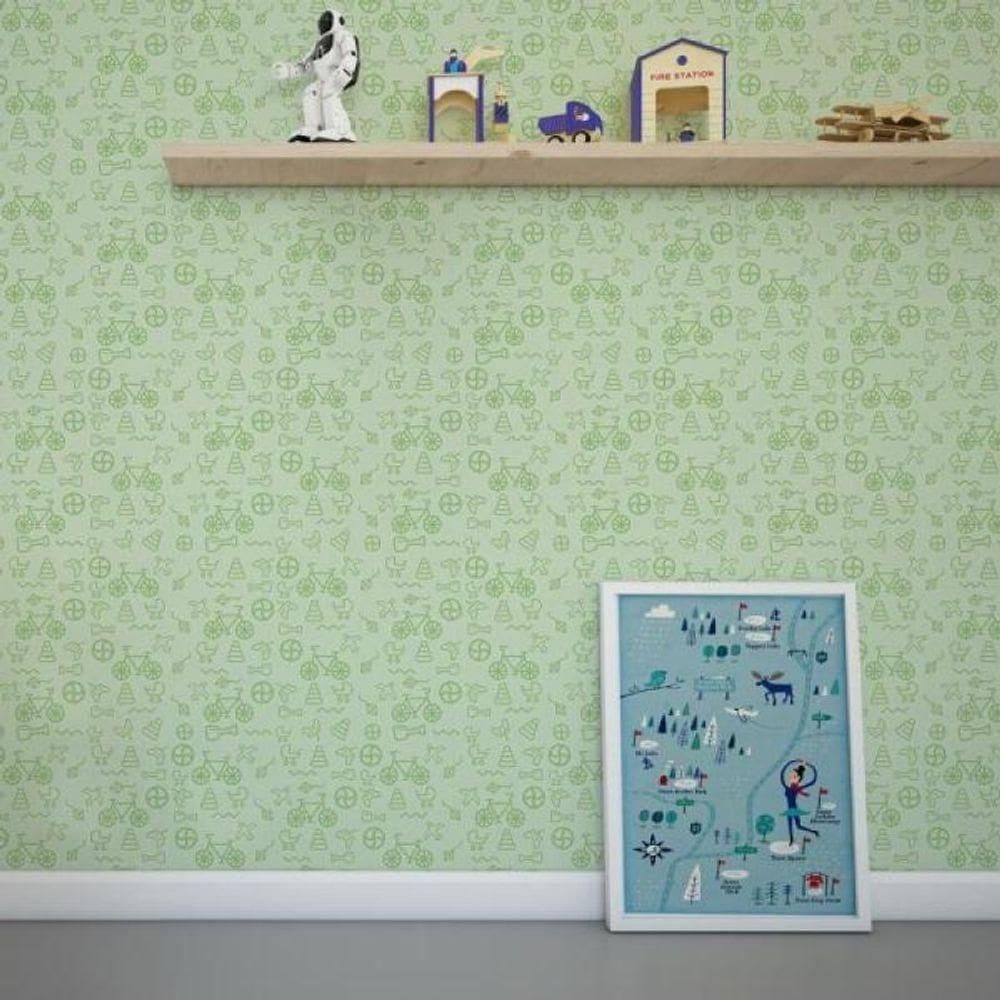 Papel De Parede Kids Brinquedos