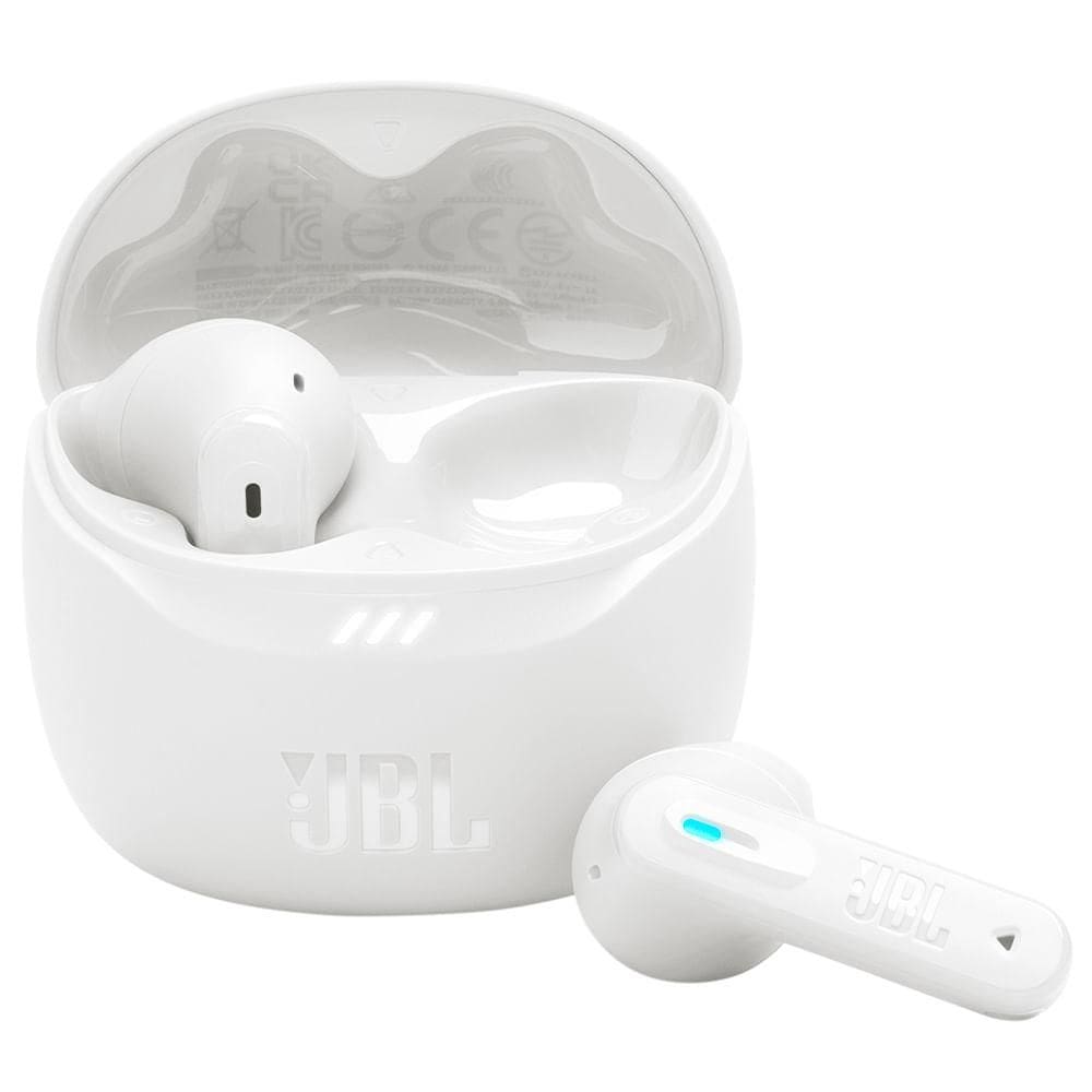 Fone de Ouvido sem Fio Tune Flex 2 Branco Até 48 horas de Bateria, IP54
