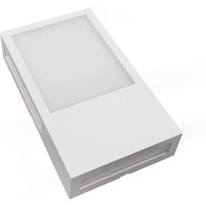 Arandela Led Cube Avant Branco Fosco 12w 3000k - Luz Amarela