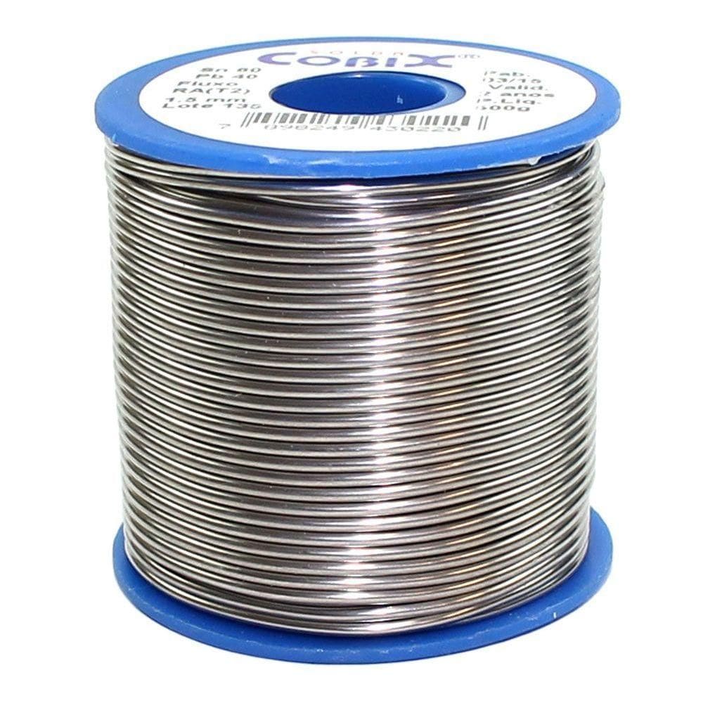Solda Azul Cobix Sn60-pb40 500 Gramas
