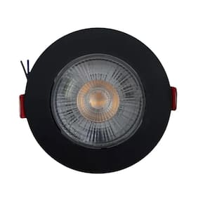 Spot Led Supimpa Avant Redondo Preto - 5w 6500k Luz Branca