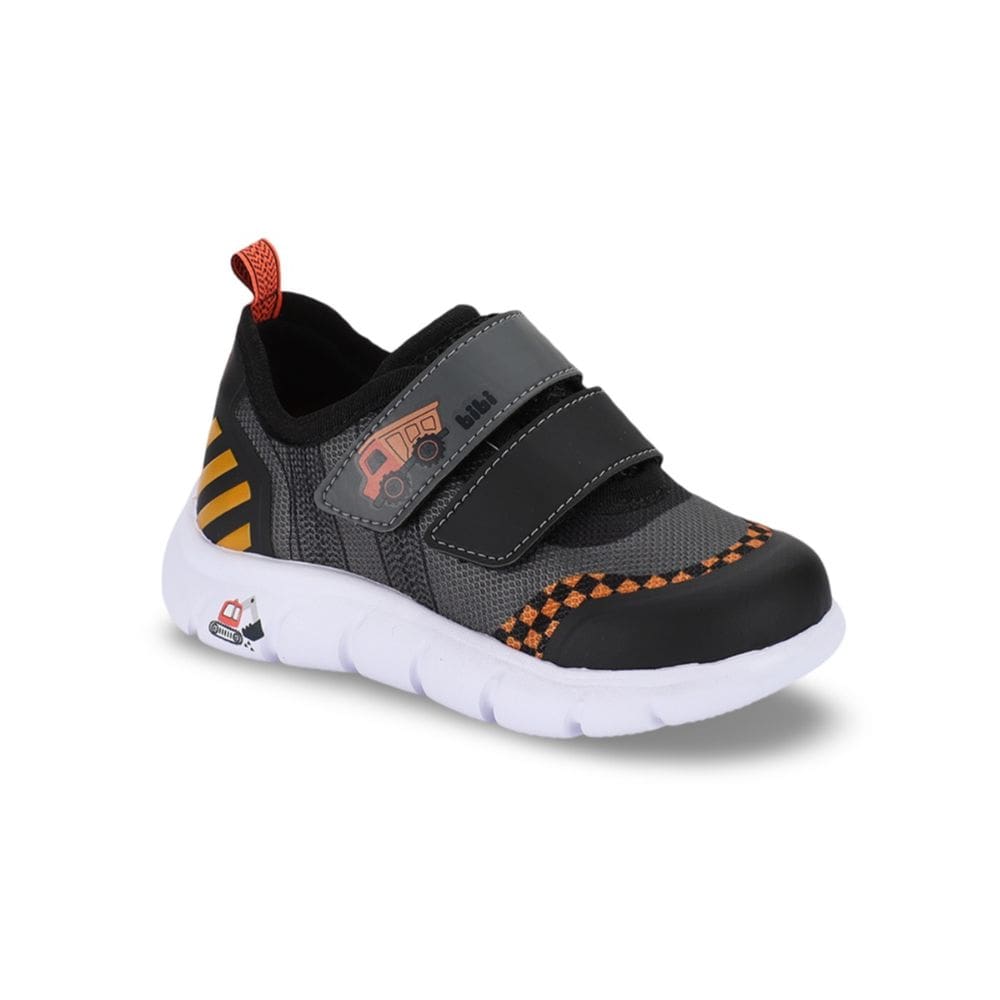 Tênis Infantil Bibi Energy Baby 2.0 Preto com Grafite de Caminhão