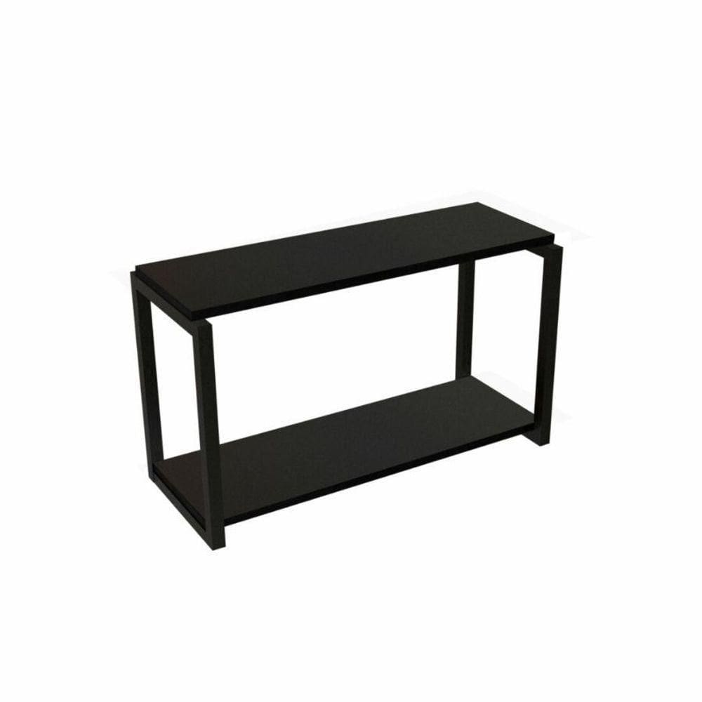 Nicho Industrial Com 2 Prateleiras Brasforma - 60x20cm - Preto