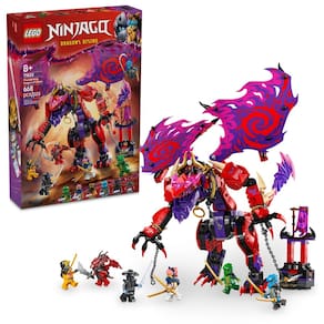 Brinquedo de construção LEGO NINJAGO Thunderfang Dragon of Chaos 71832