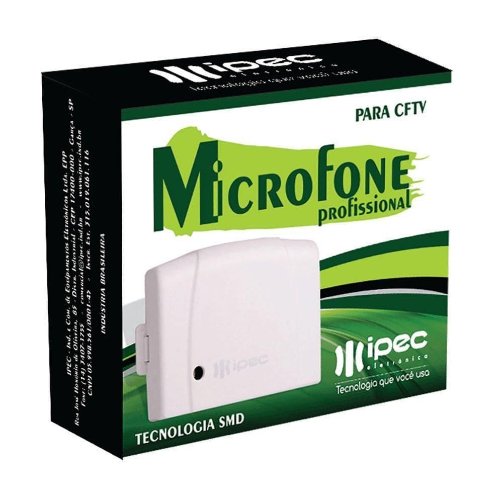 Microfone Ipec Profissional Para Cftv