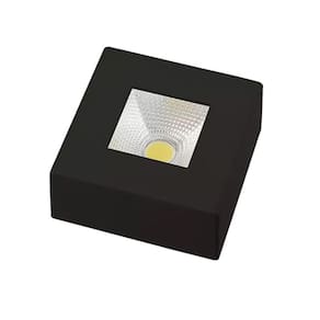 Spot Authentic Sobrepor Quadrado Avant Preto 5w 6500k Luz Branca