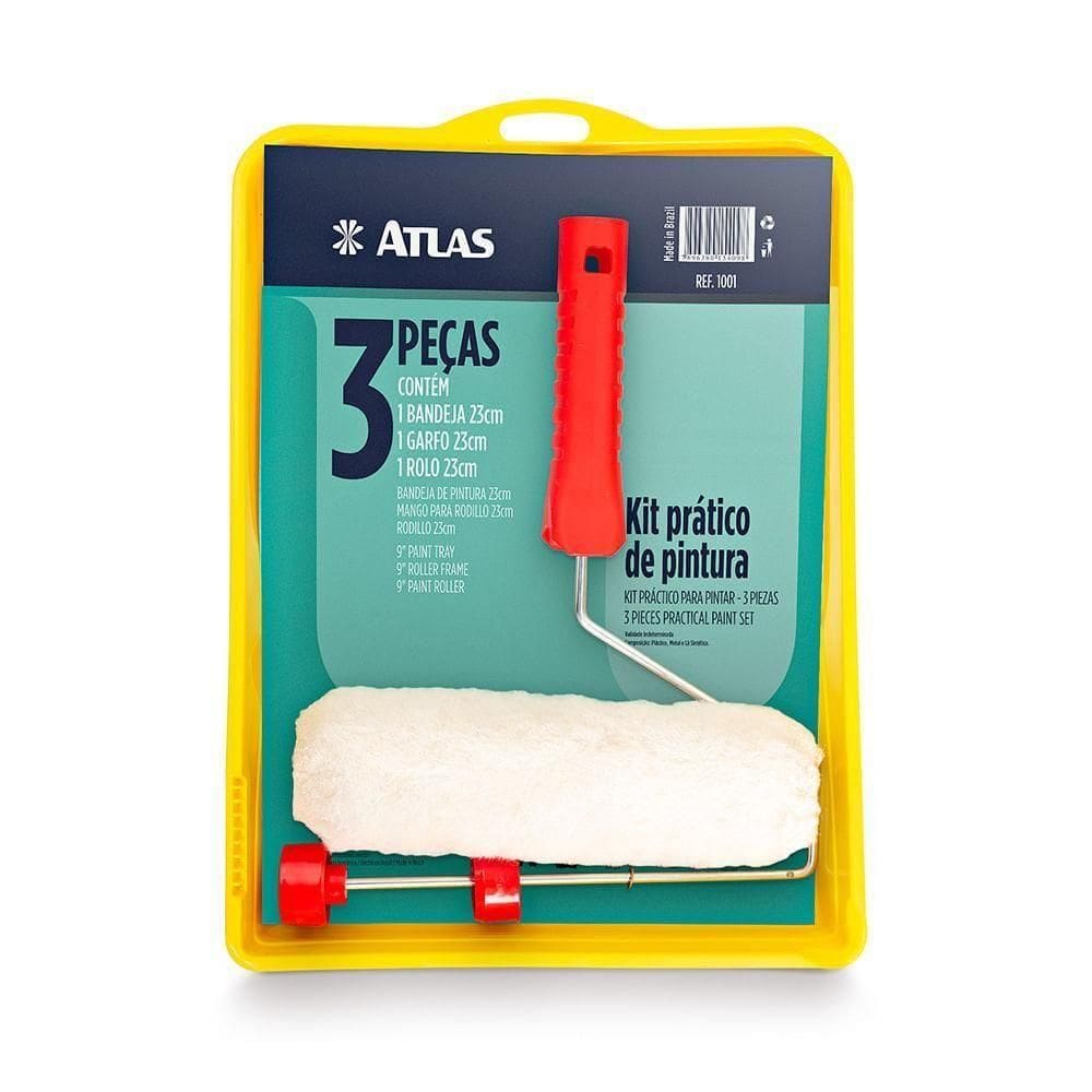 Kit De Pintura Básico Atlas 3 Peças