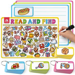 Jogo de cartas Coogam Handwriting Words & Object Matching