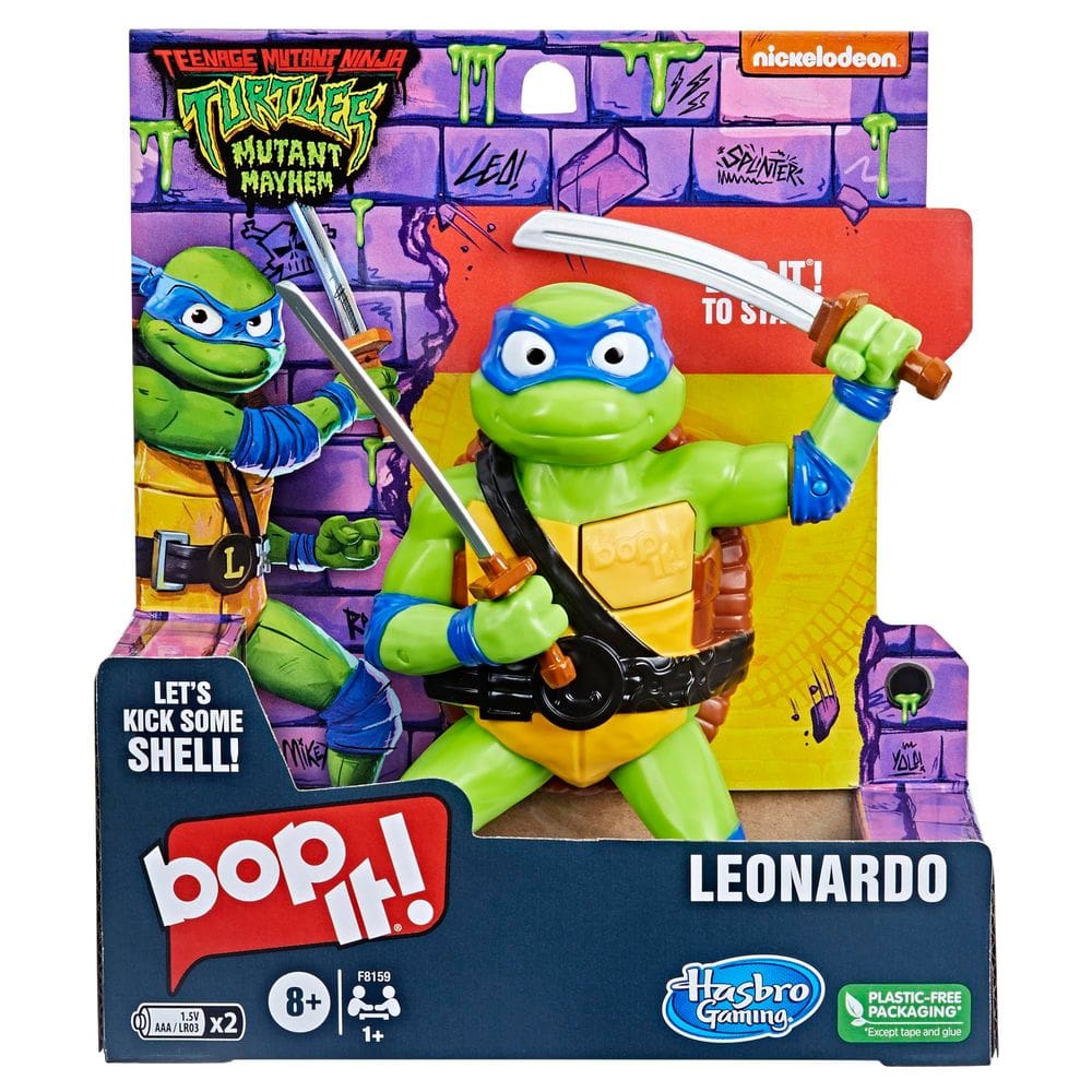 Jogo Hasbro Bop It! Teenage Mutant Ninja Turtles Edição Leonardo