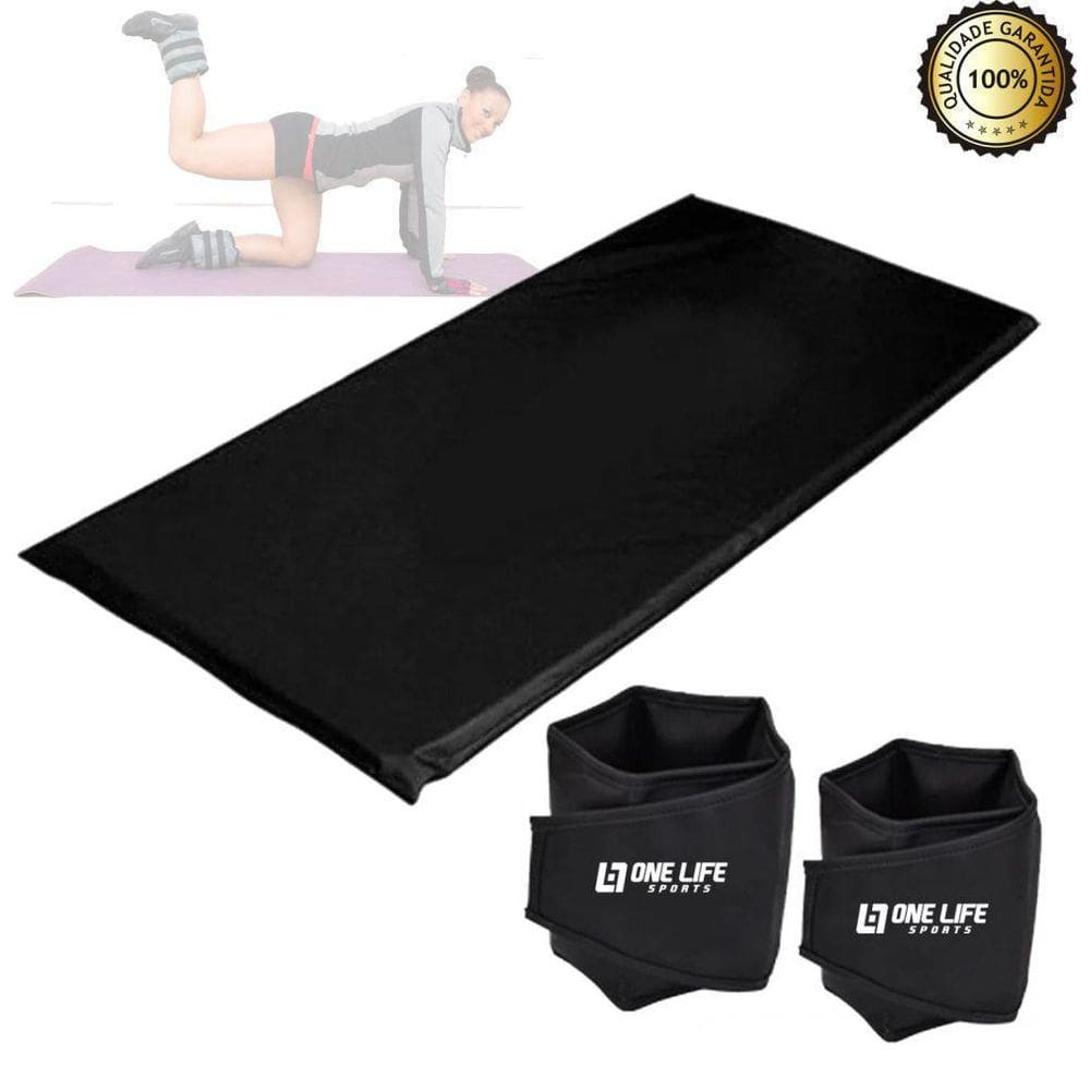 Kit Caneleira Peso 4 Kg - Par + Colchonete