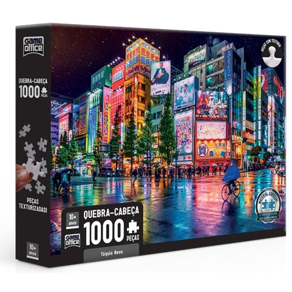 Quebra-cabeça Tóquio Neon 1000 peças - Game Office