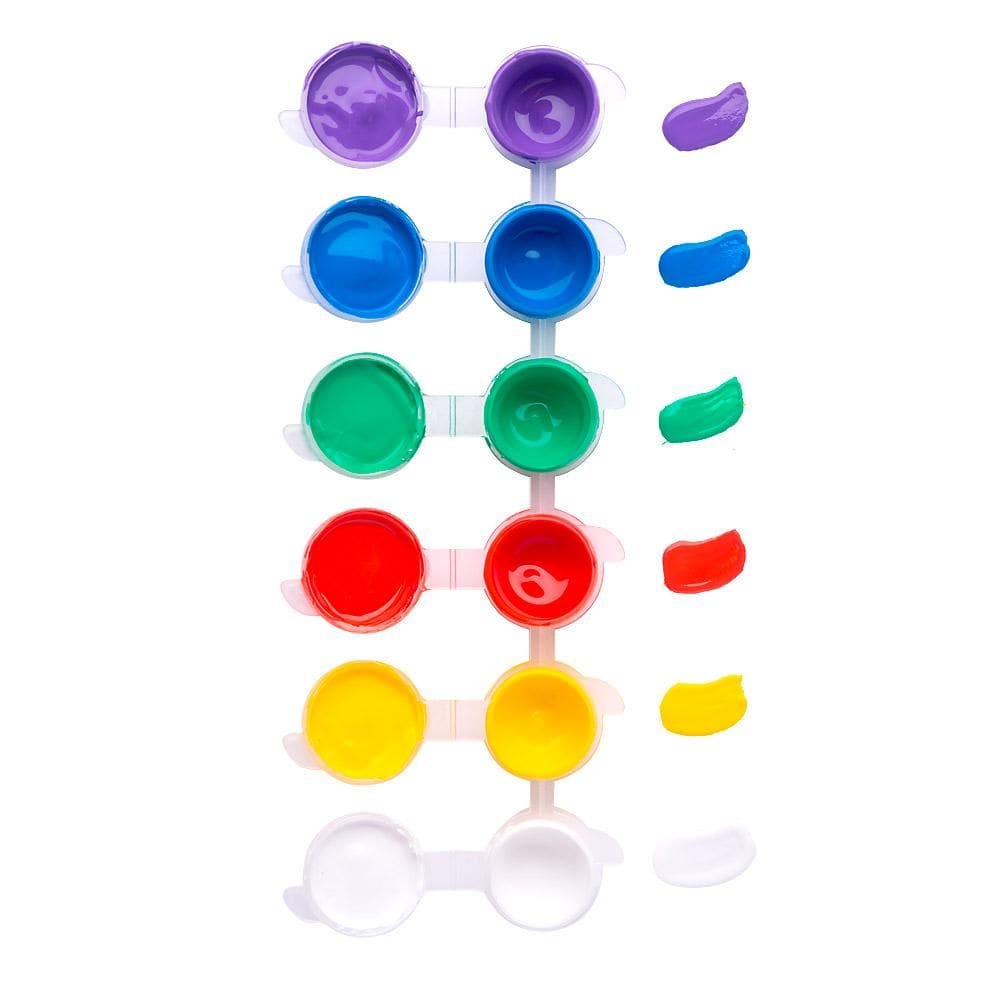 Guache Escolar com 6 Cores 3.8ml Leonora