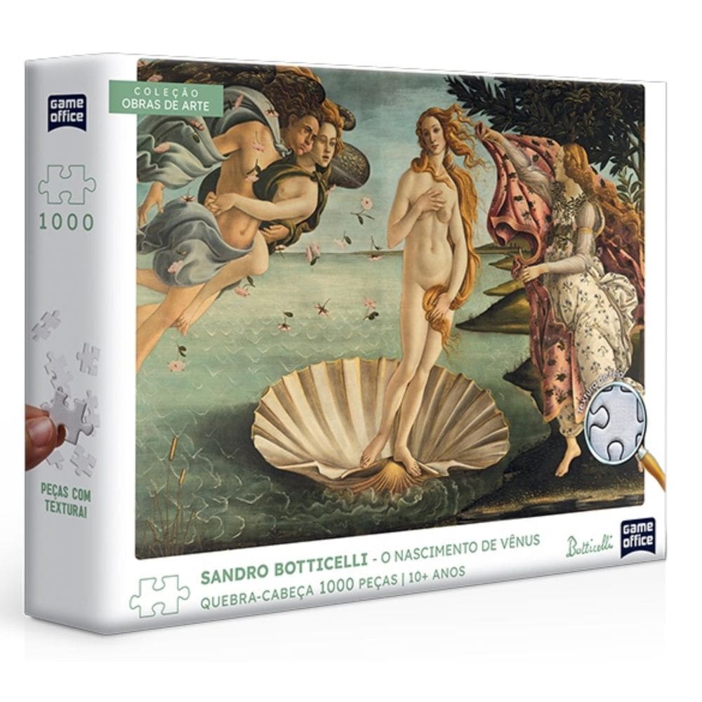 Sandro Botticelli – Nascimento de Vênus – Quebra-cabeça 1000 peças