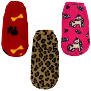 Kit 3 Roupas De Inverno Para Cães E Gatos - Capa Soft P