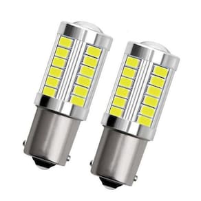 Lâmpada de Led Lanterna Freio 33 Leds 1 Polo Branco 12V