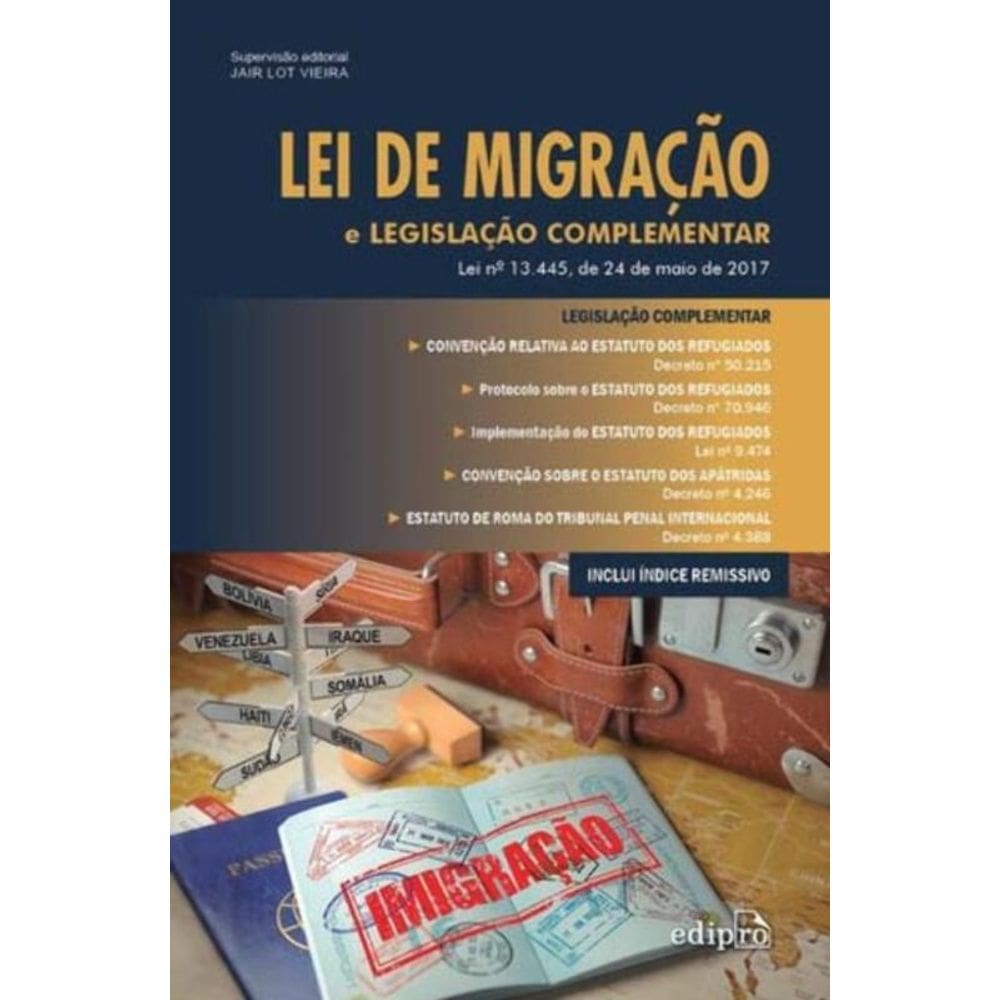 Lei De Migração e Legislação Complementar