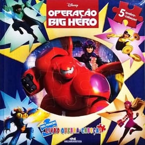 Operação Big Hero - Meu Primeiro Livro Quebra-cabeças