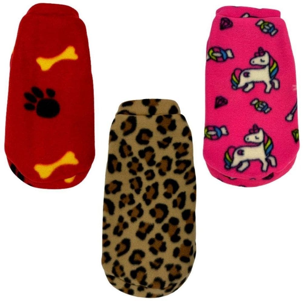 Kit 3 Roupas De Inverno Para Cães E Gatos - Capa Soft P