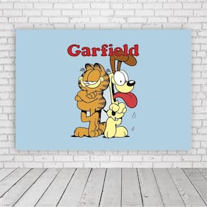 Painel Retangular Garfield 1,,5X1,0M Lona Fosca