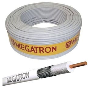 Cabo Coaxial Rg59 Rolo com 100 metros Megatron