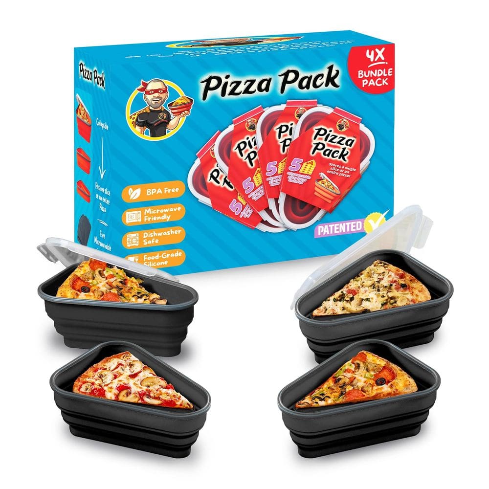 Pizza Pack O recipiente de armazenamento de pizza reutilizável perfeito