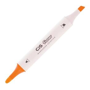 Marcador Criativo Cis Flow Laranja Cis