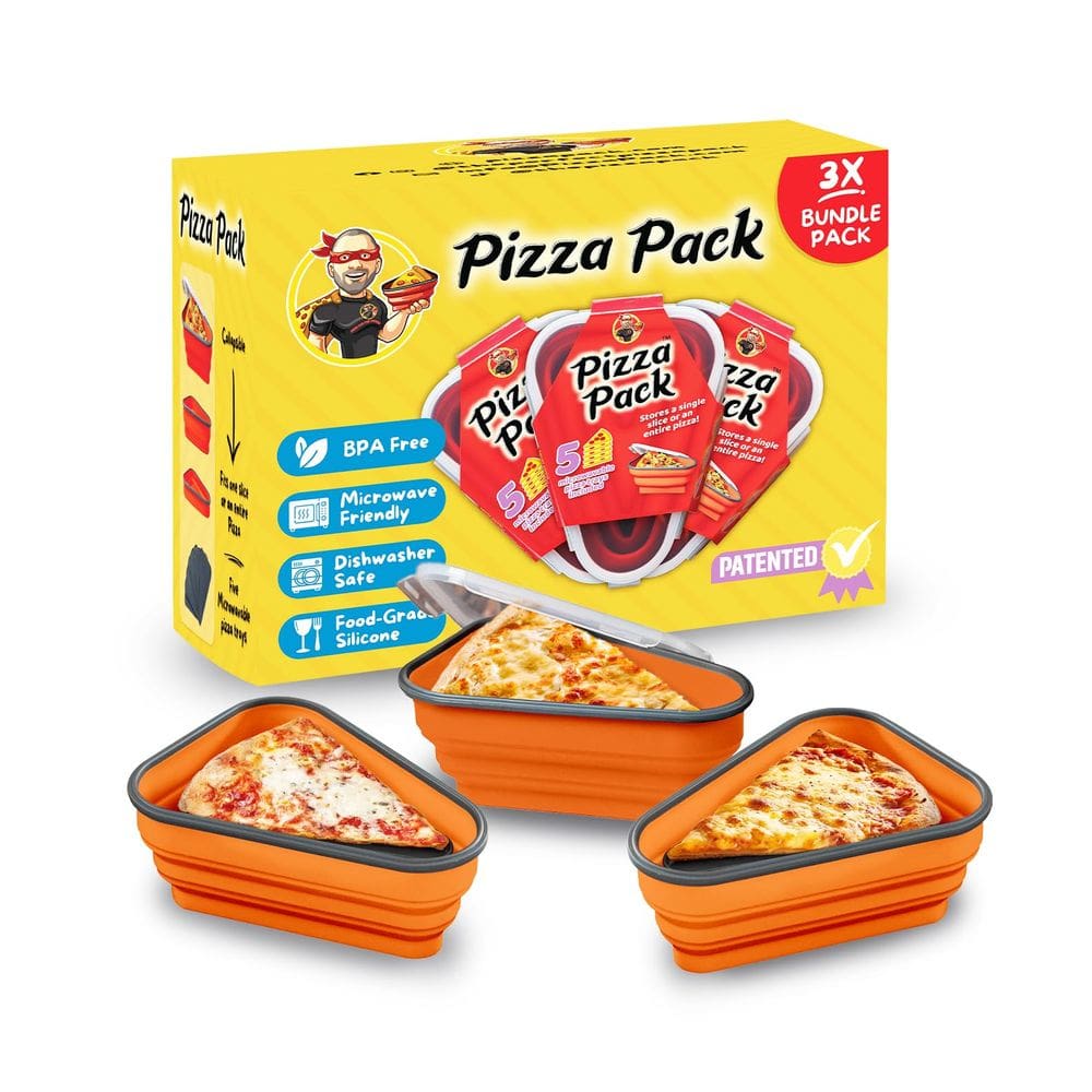 Pizza Pack O recipiente de armazenamento de pizza reutilizável perfeito