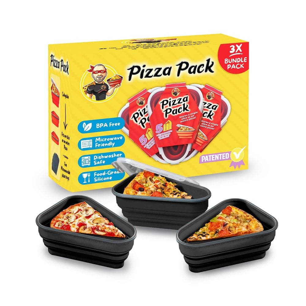 Pizza Pack O recipiente de armazenamento de pizza reutilizável perfeito