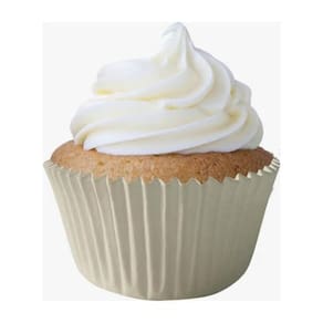 Forminha Para Cupcake Branca N.0 Industrial Com 100 Un Mago