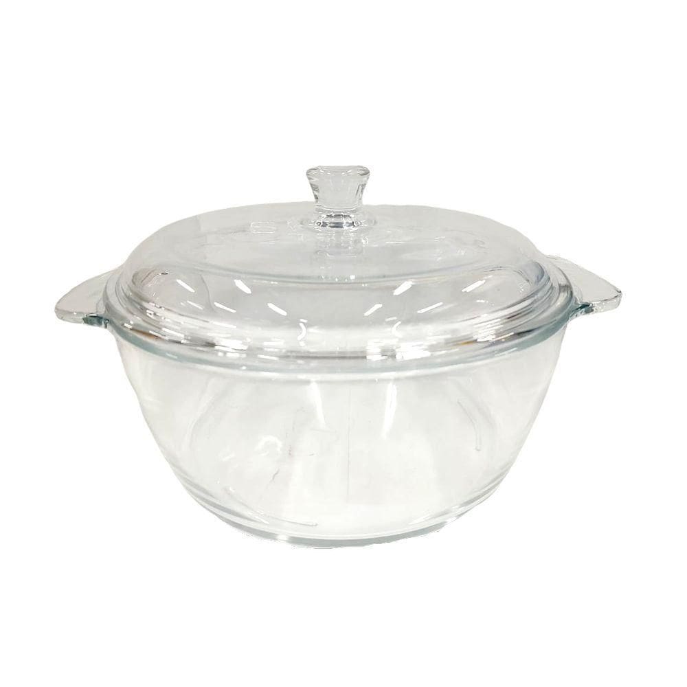 Tigela/Terrina de Vidro com Tampa 2L N244451-3 - Quanhe