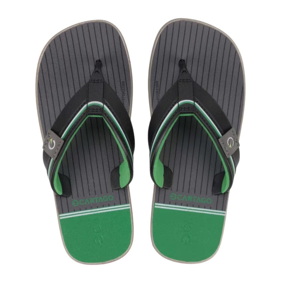 Chinelo Cartago Detroit II Infantil Verde Preto