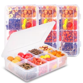 Recipiente de lanche AQSXO 8 compartimentos para crianças x4