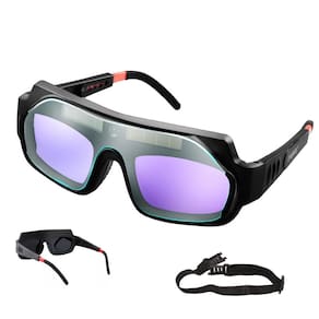Oculos de Solda Solar Epi Automatico Anti Reflexo Proteçao Escurecimento UV Haste Regulavel Soldador Eletrodo Proteçao
