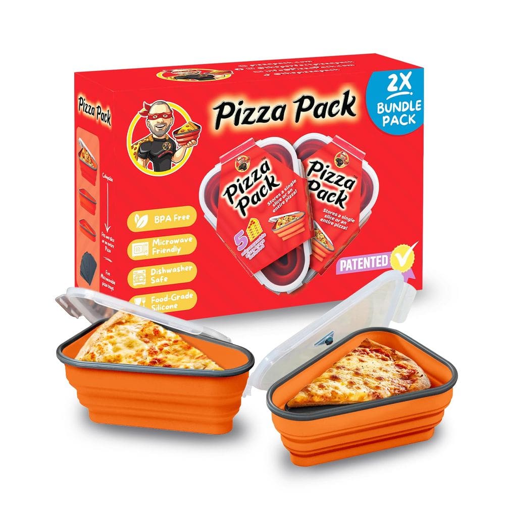 Pizza Pack O recipiente de armazenamento de pizza reutilizável perfeito