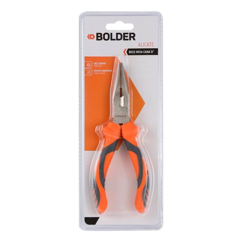 Alicate Bico Meia Cana 6” Bolder