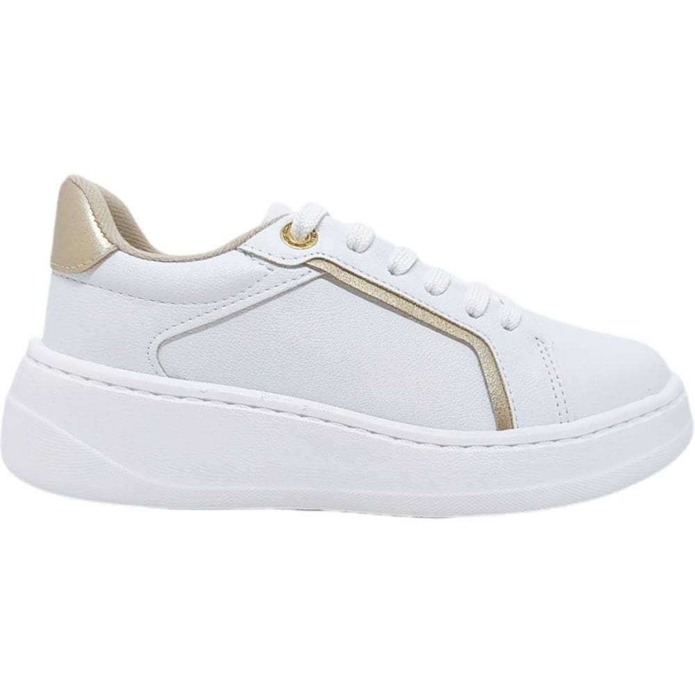 Tênis Feminino Casual Dia a Dia Passeio Detalhe Metalizado Urban Modare 7402.101