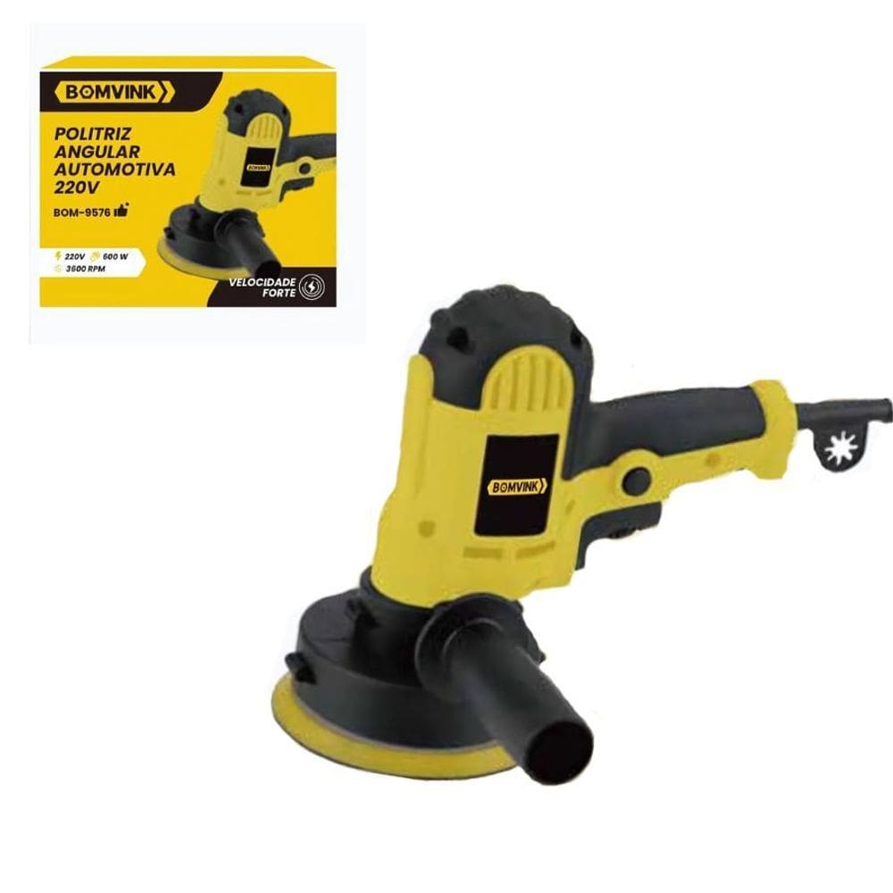 Lixadeira Politriz Angular 600W 3600Rpm 220V Compacta E