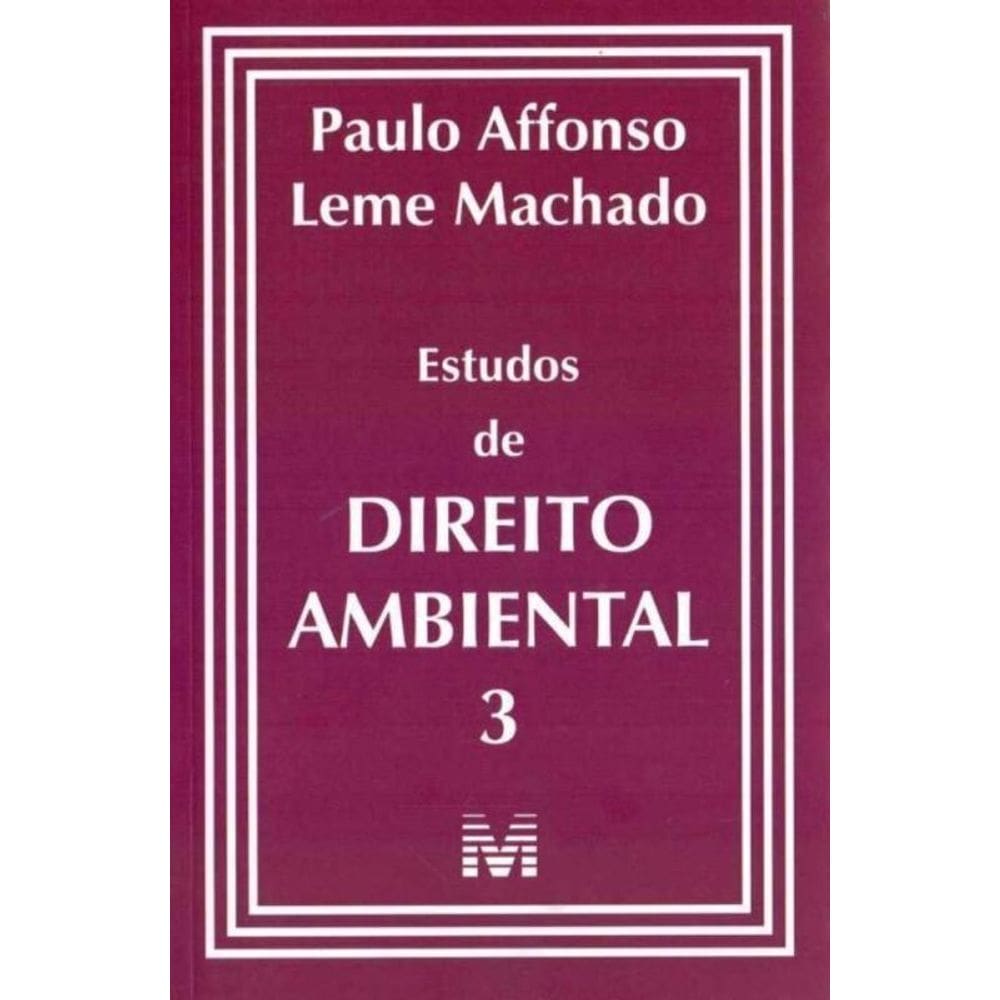 Estudos de Direito Ambiental 3 - 01Ed/19