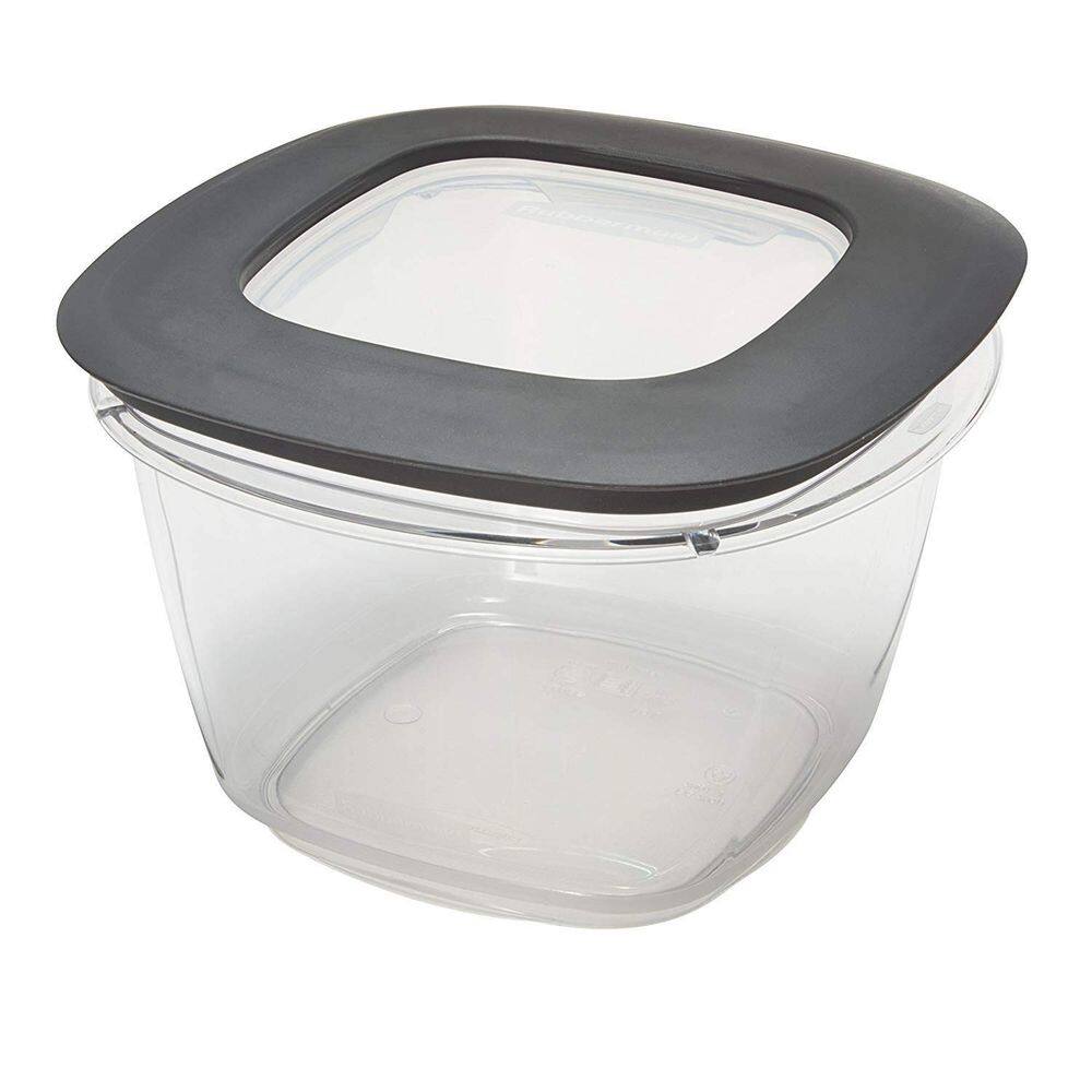 Recipiente de armazenamento de alimentos Rubbermaid Premier 7-Cup Grey