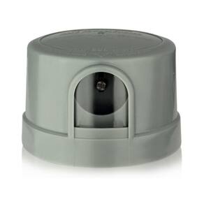 Relé Fotoelétrico Bivolt + Base Ajustável Cinza Foxlux