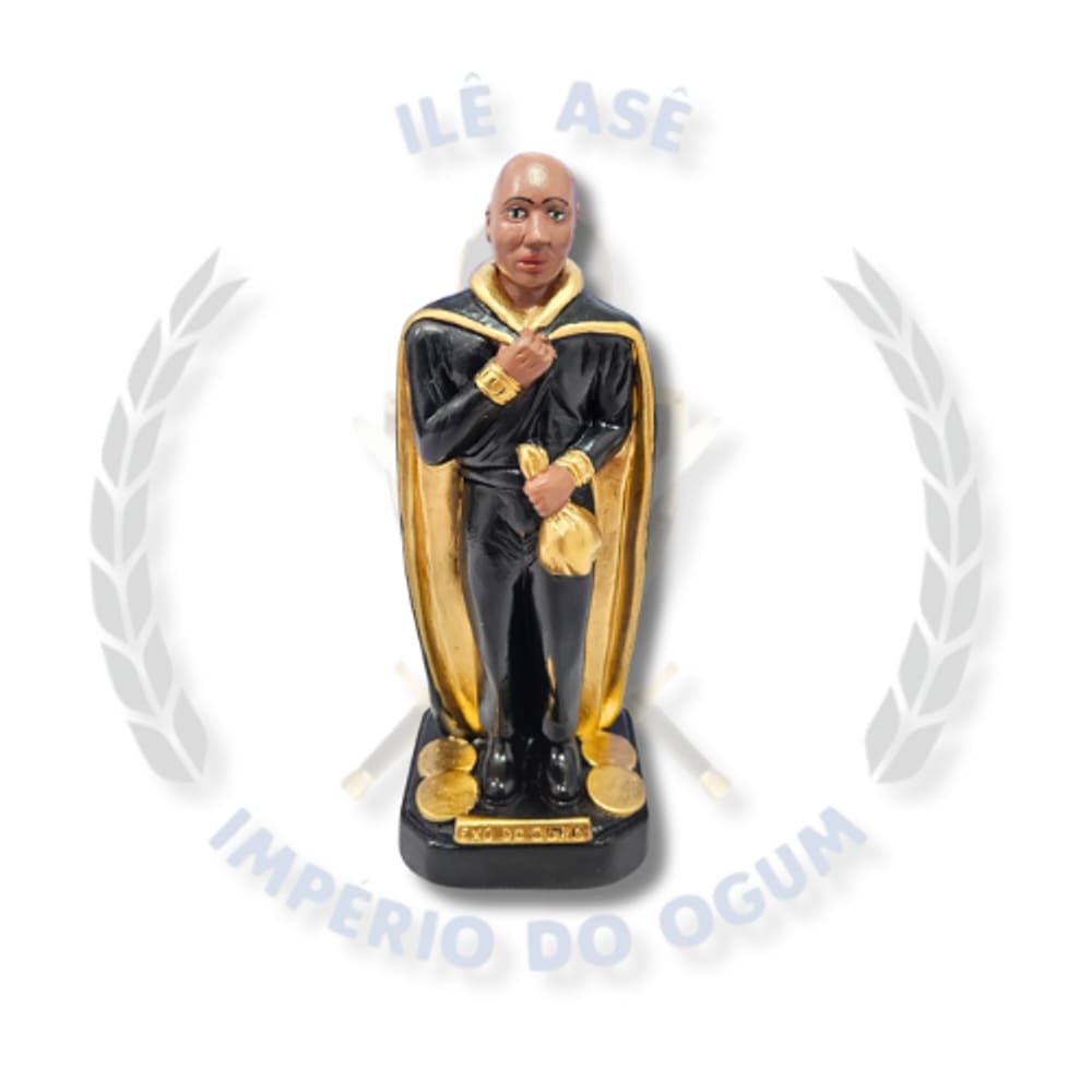 Imagem Gesso Exu 20Cm - Do Ouro
