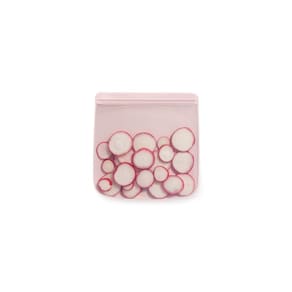 Bolsa de armazenamento reutilizável de silicone W&P Porter Sandwich 1L Blush